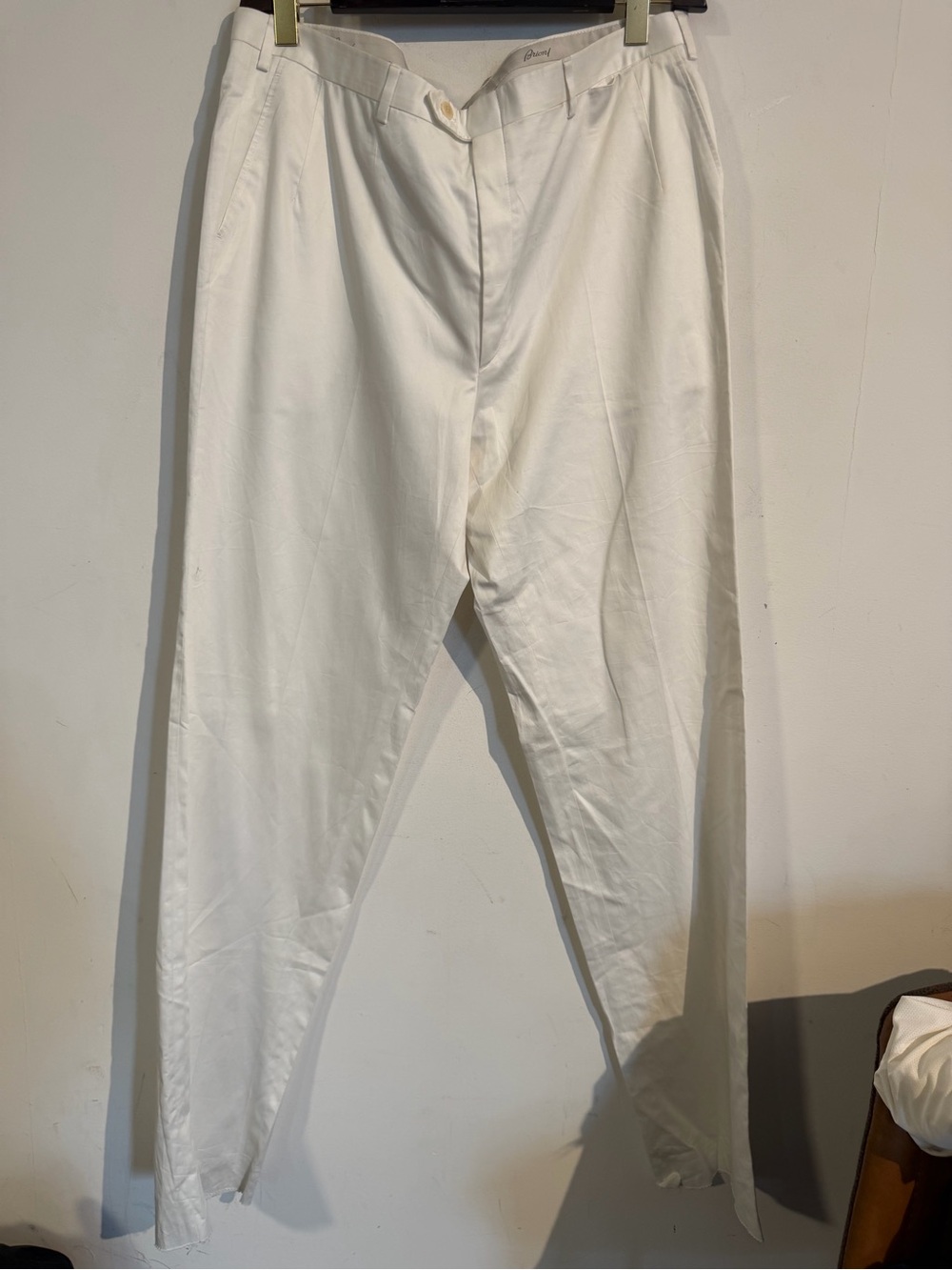 Brioni cream Men's Chinos pants